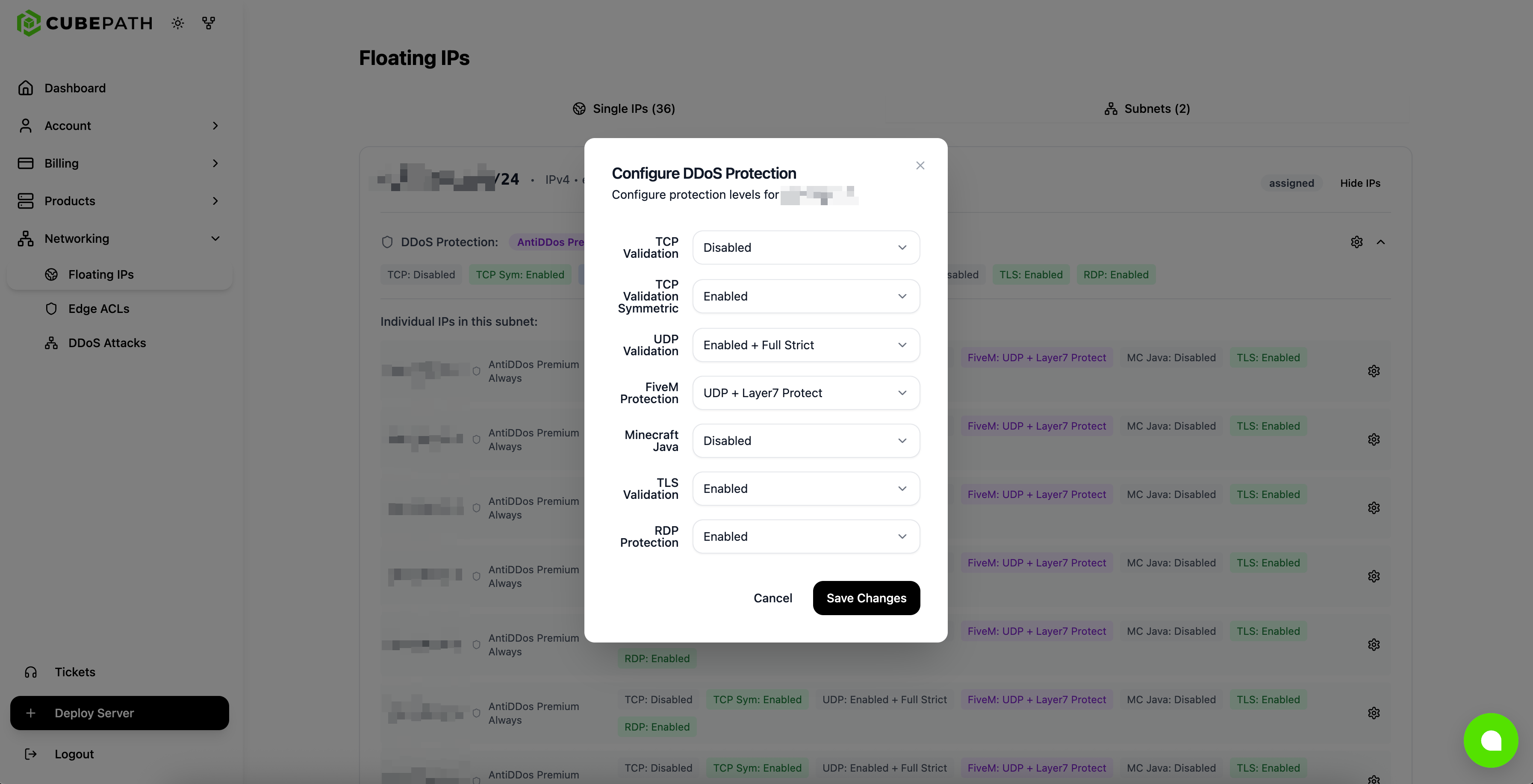 Profile Settings Management